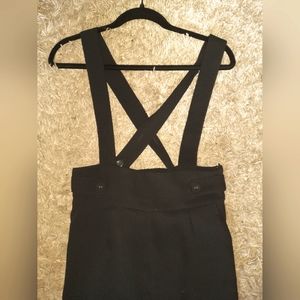 Super cute black trouser suspenders